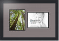 ArtToFrames Collage Photo Frame Double Mat with 2 - 6x8 Openings and Satin Black Frame