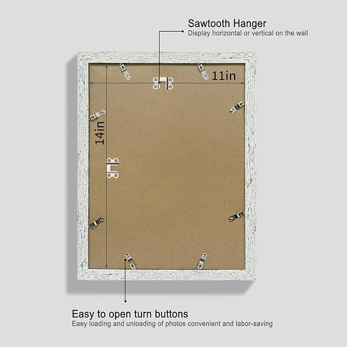 11x14 Picture Frame Set of 2, Made of Real Glass Sage Green Wooden Frame, Display 8x10 Pictures with Mat or 11 x 14 Posters without Mat for Wall Mounting, Gallery Photo Frames