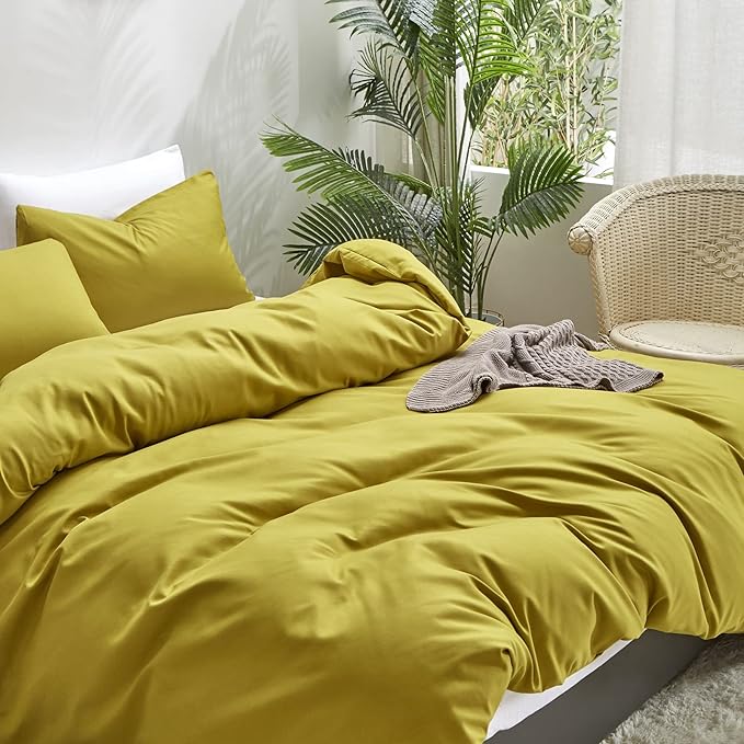 Luxlovery Chartreuse Comforter Set California King Moss Green Bedding Comforter Set Modern Grass Green Soft Breathable Blanket Quilts 3 Piece Bedding Set for Cal King Bed