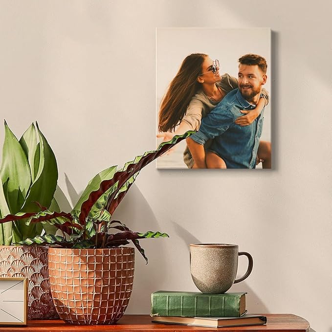 Renditions Gallery 8X10 Custom Photo Prints with Real Wood Picture Frames. Create Personalized Photos with Peel & Stick Photo Frames. Single, Wrapped Canvas