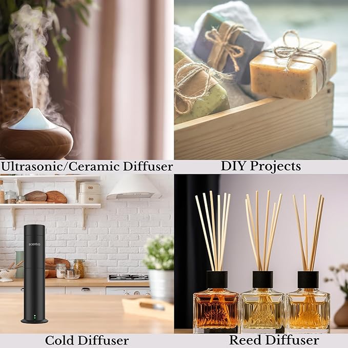 Hotel Diffuser Oil Inspired by The Edition Hotel Scent-50 mL 1.69 fl oz-Essential Oil Blend Rose, Lemon and Musk Notes for Aromatherapy Ultrasonic & Cold Diffusers-Noir Mystique, Mothers Day Gift