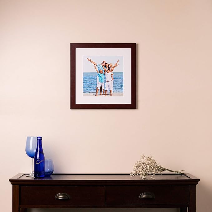 ArtToFrames 24x38 Inch Red Picture Frame, This 1.25 Inch Custom MDF Poster Frame is Cherry, Great for Your Art or Photos - Comes with Economy Acrylic