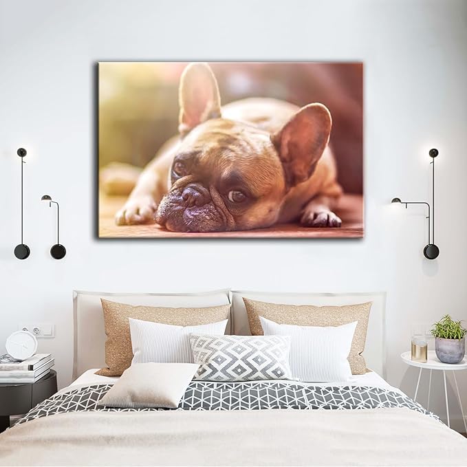 Looife 40"x30" Custom Canvas Prints, Custom Picture Personalized Wall Art with Your Photo on Canvas