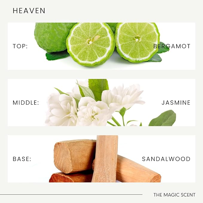 Heaven Hotel Scent Diffuser Oil - Cold-Air & Ultrasonic Fragrance Oil for Diffuser Inspired by The Aria Hotel, Las Vegas - Essential Oils for Diffusers Aromatherapy - 4 fl oz, 120 mL