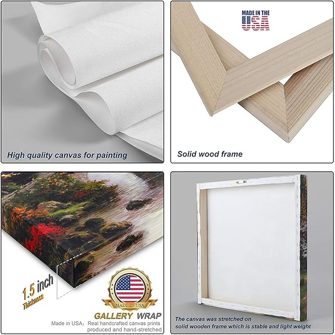 Looife Custom Canvas Prints, 16"x24" Custom Pictures Personalized Wall Art with Your Photo on Canvas for Wall Decor
