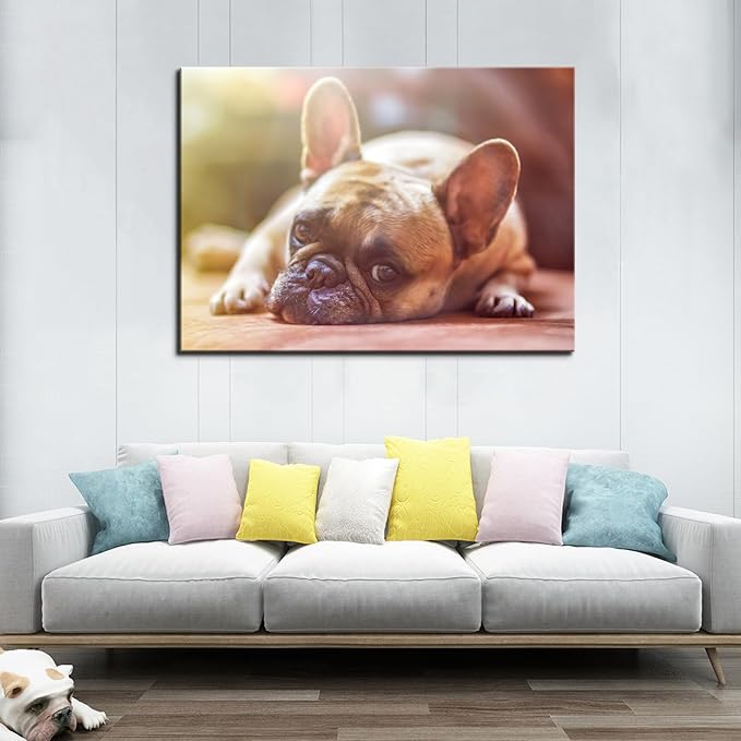 Looife 40"x30" Custom Canvas Prints, Custom Picture Personalized Wall Art with Your Photo on Canvas