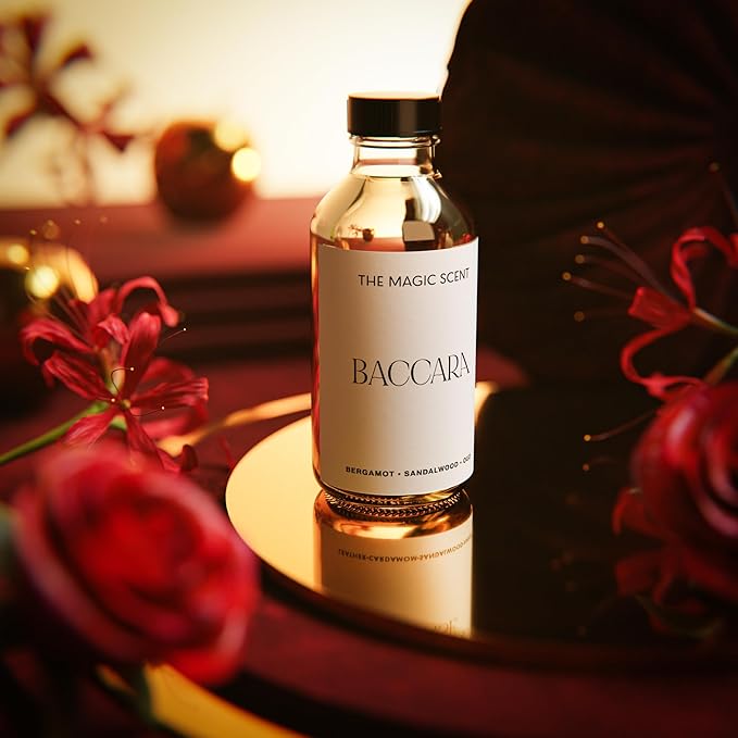 Baccara Diffuser Oil - Hotel & Home Luxury Scents Inspired by Baccarat Rouge - Diffuser Oil Scents for Home Designed for Use in All Diffusers - 4 fl oz, 120 mL