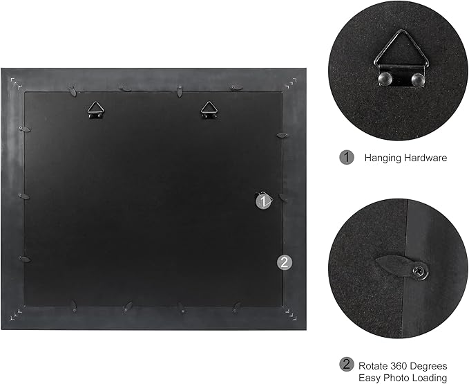 11x14 Diploma Degree Frame with Mat or Display 15x18 Certificates without Mat,Solid Wood,Cherry Finish with Intricate Black Rope Detail,UV Protection Acrylic