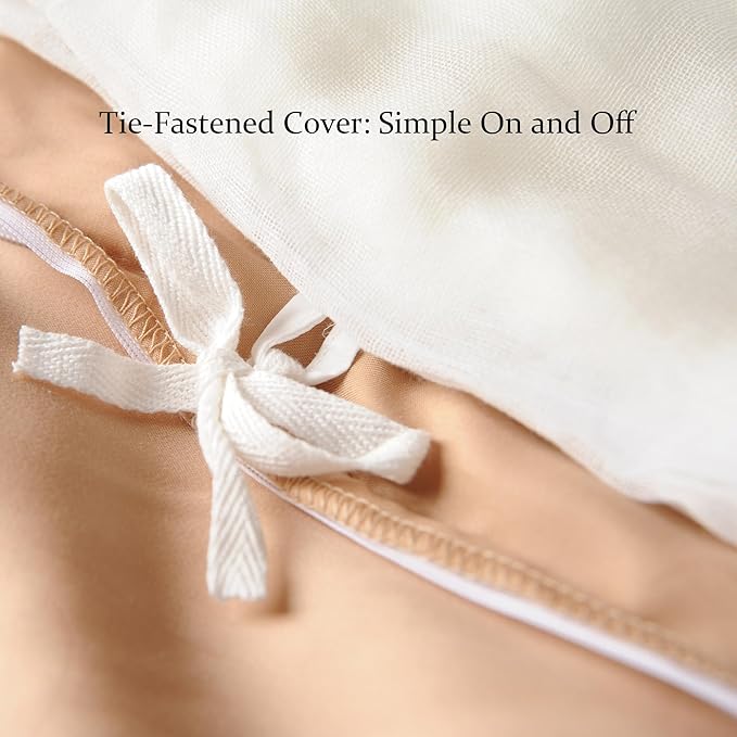 CUDDLE DREAMS Silk Filled Comforter for All Season, Detachable Tencel Duvet Cover for Easy Care, Naturally Breathable (Bronze, Twin)