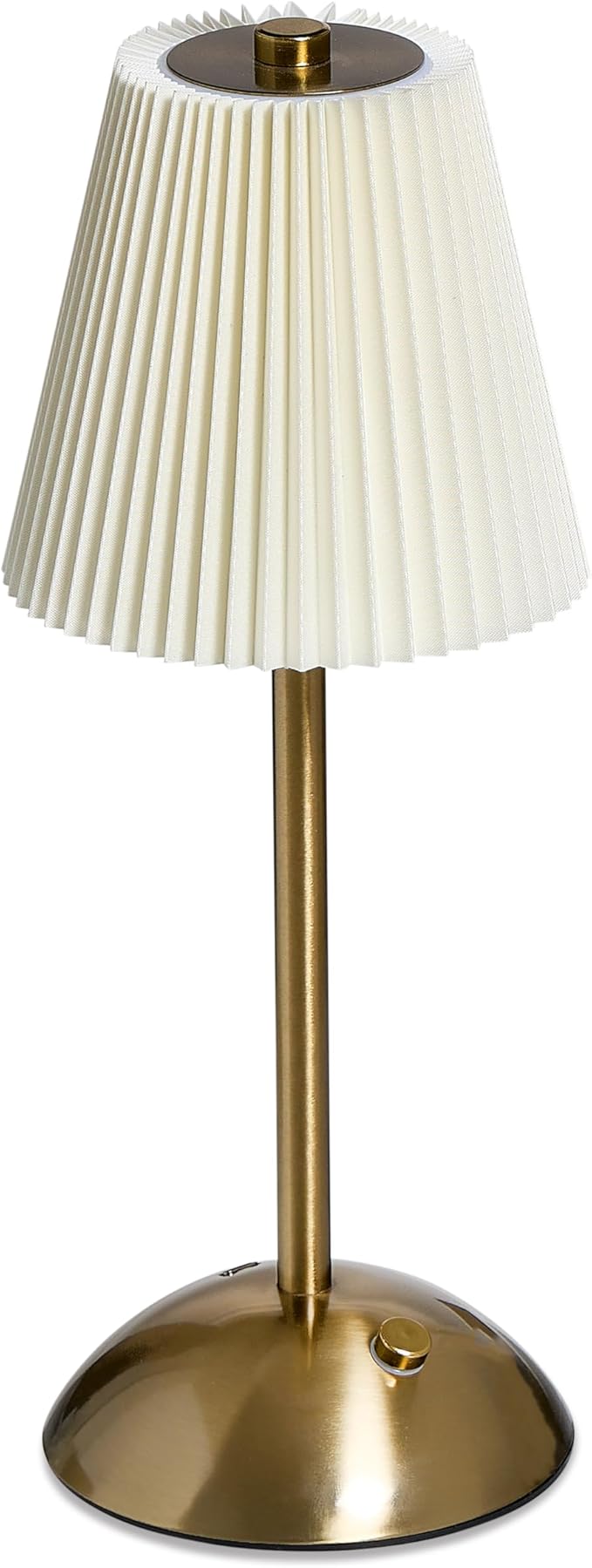 Camden Reed Table Lamp, Desk lamp, 3 Different Lighting Modes, Modern Minimal Design for Dinner/Coffee Table/Restaurant/Bedroom, Bell Gold