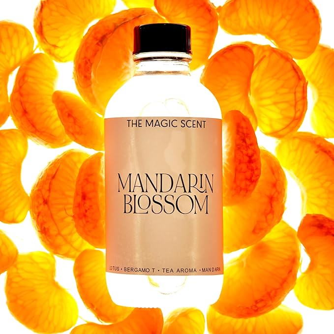 Mandarin Blossom Diffuser Oil - Hotel & Home Luxury Scents Inspired by St. Regis Hotel, Maldives - Diffuser Oil Scents for Home Designed for Use in All Diffusers - 4 fl oz, 120 mL