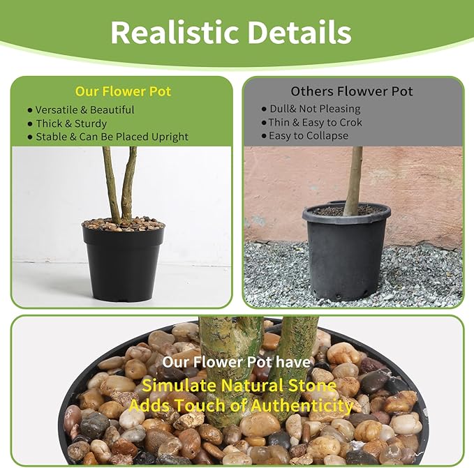 Artificial Bird of Paradise Plant Fake Tropical Palm Tree for Indoor Outdoor, Perfect Faux Plants for Home Garden Office Store Decoration (Olive 120cm)