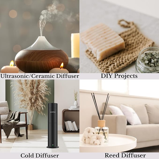 Hotel Diffuser Oil Inspired by The Ritz Carlton Hotel Scent - 50 mL 1.69 fl oz - Essential Oil Blend Botanical Jasmine, Bergamot & Fresh Marine Notes for Aromatherapy Diffusers and - Escapade