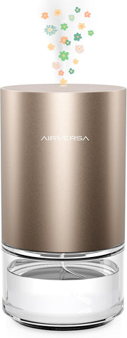 Essential Oil Diffuser Waterless Aromatherapy Diffusers for Home Large Room, Bedroom, Car, Office, Desk, Battery Operated, Small Diffuser for Pure Scent, 100mL Capacity, AN9 (Desert Titanium)