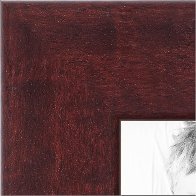 ArtToFrames 24x38 Inch Red Picture Frame, This 1.25 Inch Custom MDF Poster Frame is Cherry, Great for Your Art or Photos - Comes with Economy Acrylic