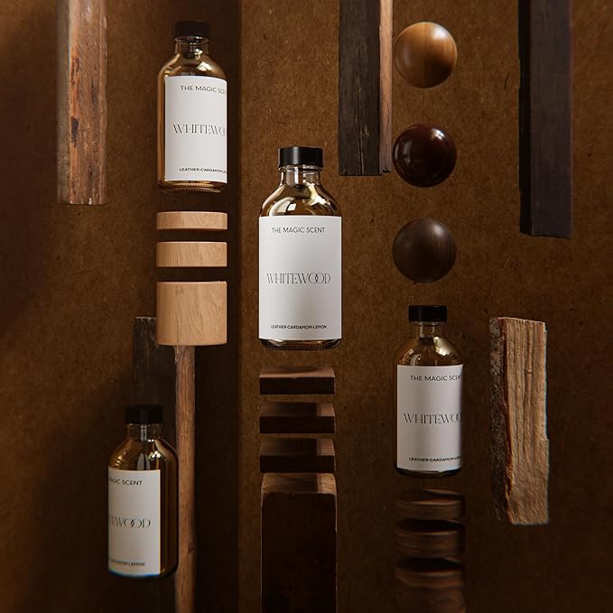 Whitewood Diffuser Oil - Hotel & Home Luxury Scents Inspired by 1 Hotel Miami Beach, Compare to My Way Diffuser Oil Scents for Home, Designed for Use in All Diffusers - 4 fl oz, 120 mL