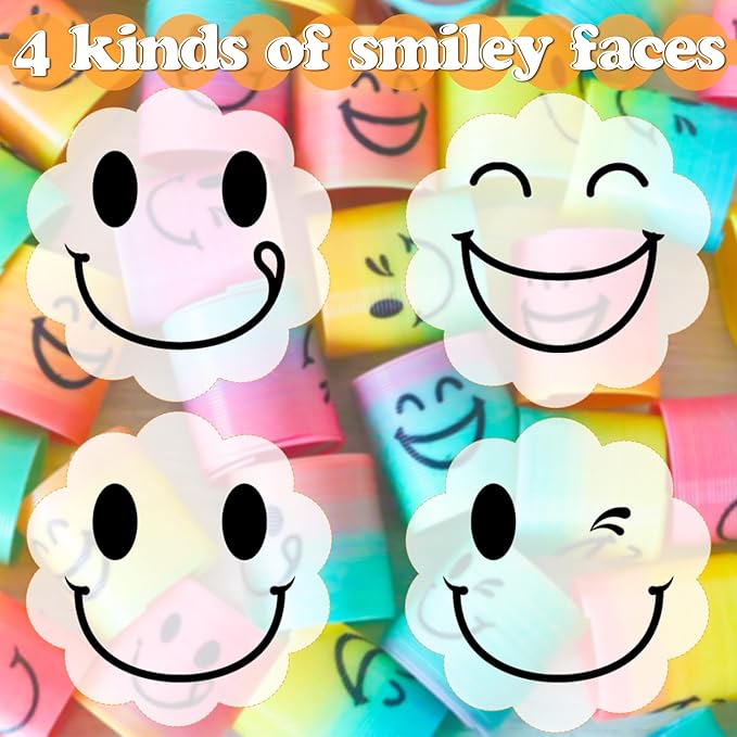 126 Pack Mini Spring Party Favors Toys Magic Fidget Stress Coil for Favor Carnival Prize Birthday Goodie Bag Stuffers for Kids Boys Girls