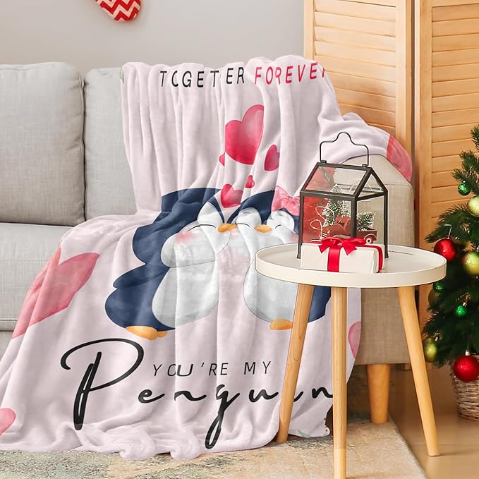 Gifts for Her Him, Anniversary Birthday Gifts for Women Men, Romantic I Love You Blanket 60x50in, Wedding Gifts for Couple Wife Husband, Best Christmas Valentines Mothers Fathers Day Presents