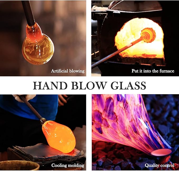 Porseme 280ml Essential Oil Diffuser Glass Color Changing Aroma Air Diffusers Aromatherapy Ultrasonic Cool Mist Humidifier 7 Running Hours Waterless Auto-Off for Sleeping, Yoga, Office (Deep Blue)