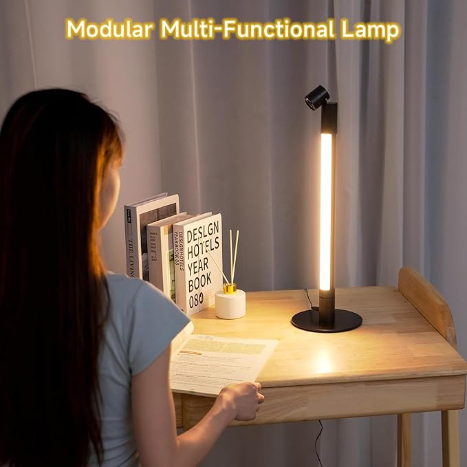 Corner Floor Lamp - Black RGB LED Floor Lamp with Music Sync and 16 Million DIY Colors, App & Remote Control, Color Changing Modern Smart Corner Lamp for Bedroom Living Room