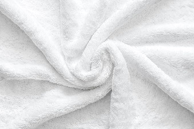 American Veteran Towel, Hand Towels for Bathroom Set of 4, 100% Cotton Turkish Hand Towel Sets Clearance Prime, Soft Drying Hand Face Towels, White Hand Towels