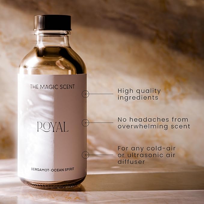 Royal Hotel Diffuser Oil - Cold-Air & Ultrasonic Scented Oils for Diffuser Inspired by The Ritz Hotel, London - Essential Oils for Diffusers Aromatherapy - 4 fl oz, 120 mL
