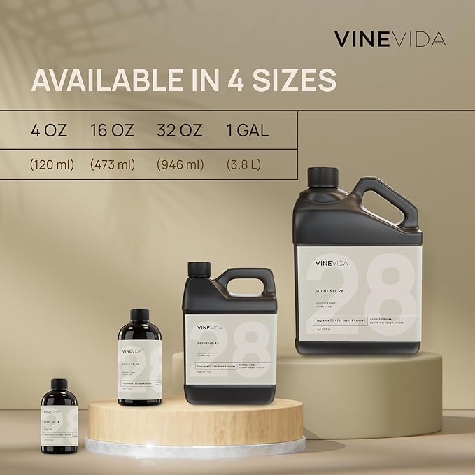VINEVIDA Fresh Linen Fragrance Oil for Cold Air Diffusers - 16 Fl Oz - Essential Oils for Diffuser Oil Refill & Air Freshener Room Spray