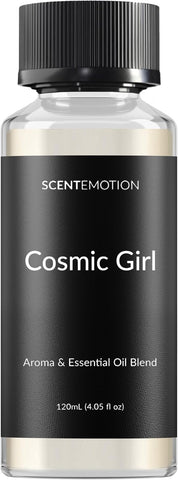 Cosmic Girl Diffuser Fragrance Oil Ferrari-Inspired| Essential Oils Blend for Home, Ultrasonic & Waterless Diffusers| Cedarwood, White Tea & Soku Lime | 4.05 fl oz, 120mL