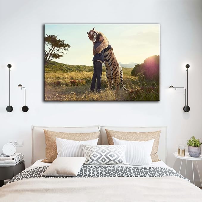 Looife Custom Canvas Prints, Personalized Wall Art with Your Photo on Canvas - 30"x20"