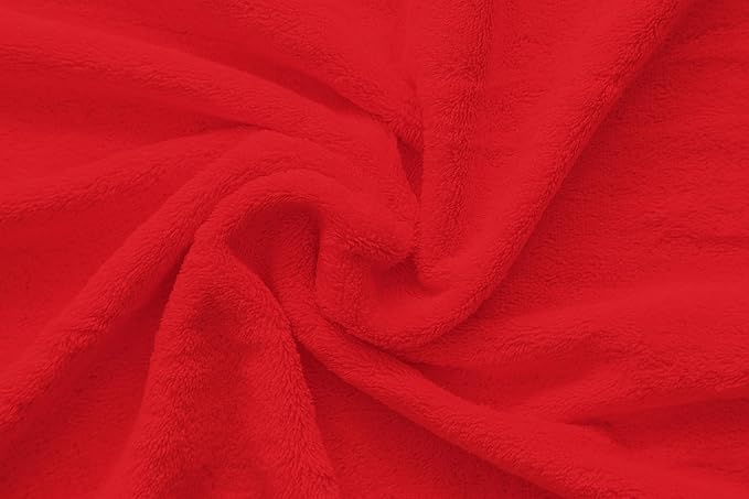 American Veteran Towel, Hand Towels for Bathroom Set of 4, 100% Cotton Turkish Hand Towel Sets Clearance Prime, Soft Drying Hand Face Towels, Red Hand Towels