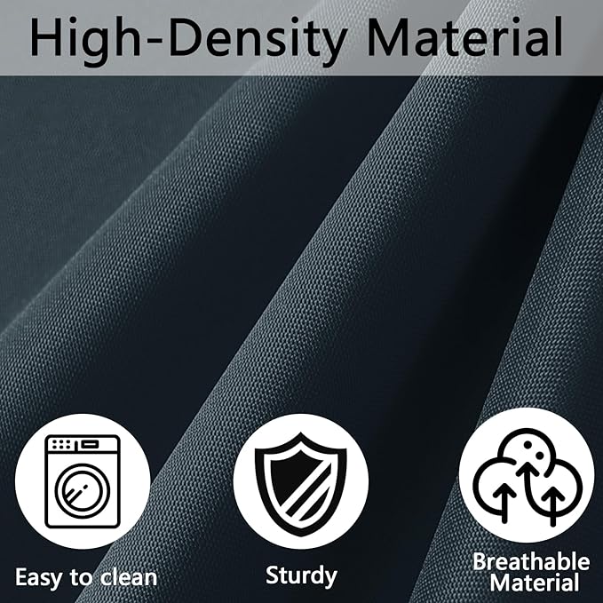 11Pieces Patio Cushion Covers Replacement,Waterproof Outdoor Cushions Covers for 6-Seaters Sofa,Slipcovers Set with Zippers,Washable Cover Only(Dark Grey)
