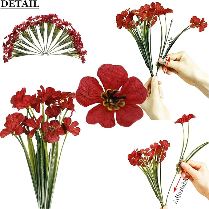 BIHRTC Artificial Fake Hanging Plants Flowers with Basket 12inch Artificial Botanical Silks Look Real FlowersOrange Daisy in Hang Planter for Porch Patio Balcony Home Outside Garden Decoration