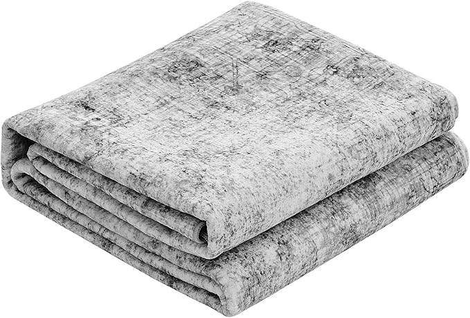 VEVOR 9 x 12 ft Area Rug Large Washable Boho Rug Non-Slip and Tear-Resistant Soft Carpet Pet & Child Friendly Bohemian Area Rugs Indoor Mat for Bedroom Living Room Kids Room Office Gray