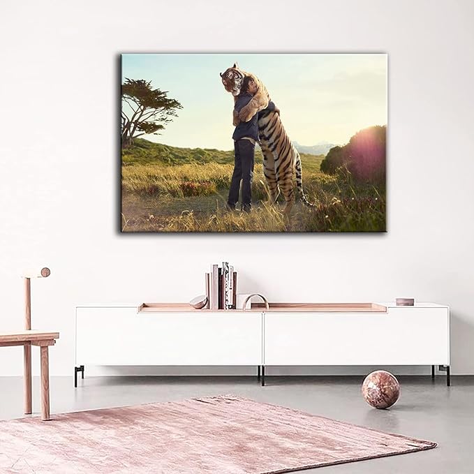 Looife Custom Canvas Prints, Personalized Wall Art with Your Photo on Canvas - 30"x20"