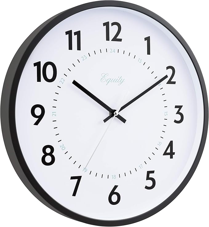Equity 25509 14 Inch Basics Commercial Quartz Wall Clock