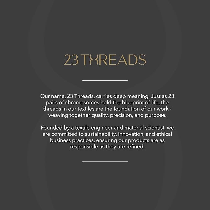 23 THREADS Z101 Series 100% Cotton Bed Sheets and Pillowcases Set, 15 Inch Deep Pocket, Luxury Sustainable Bedding Linen, King, Smokey Taupe