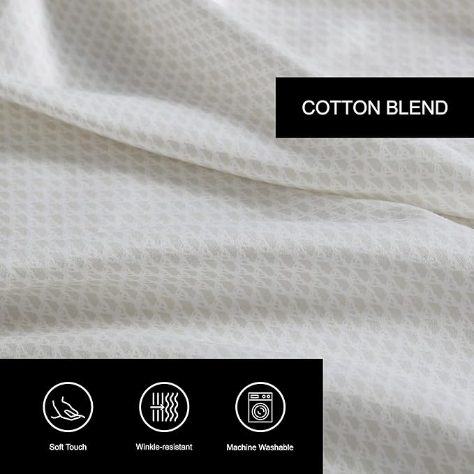 Vera Wang - Queen Sheet Set, Luxury Sateen Cotton Bedding, 800 Thread Count, Soft & Smooth Bedding Set (Lace Ivory, Queen)