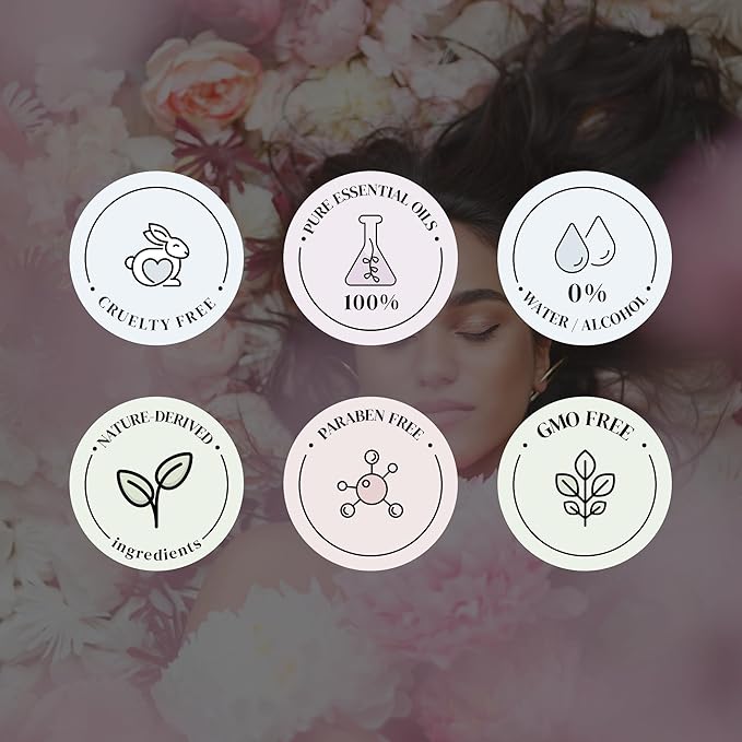 Vintage Bloom Essential Oils for Diffusers for Home, Nature-derived Peony Essential Oil, Long-Lasting & Family-Friendly Diffuser Oils Scents, IFRA Certified, Cold Air & Ultrasonic- 0.33 oz