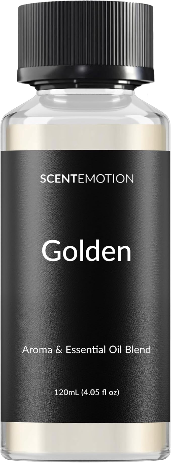 Golden Diffuser Fragrance Oil, Opulent Resort-Style Aroma,  Essential Oils Blend for Home, Ultrasonic & Waterless Diffusers  | Bergamot, Jasmine & Lemongrass |  4.05 fl oz, 120 mL