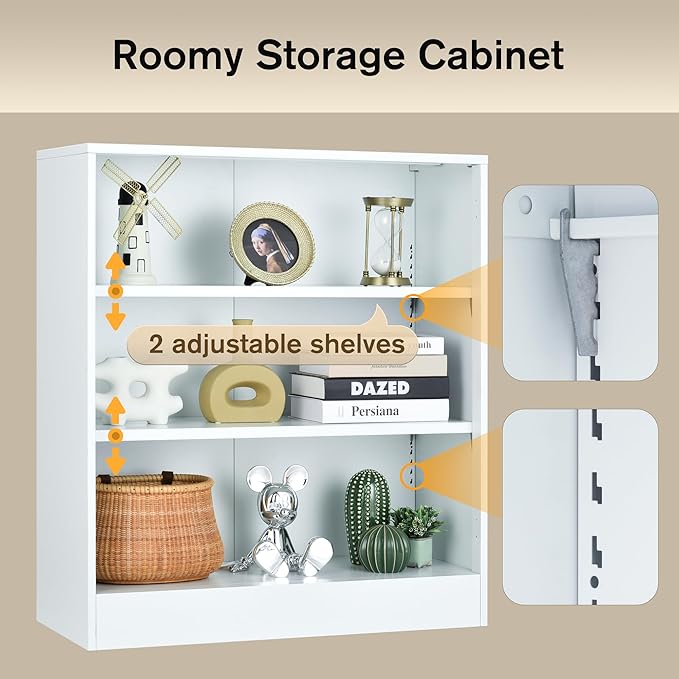 Metal Bookcase with Back Panel, 5 Tier Open Shelf Bookcase with Adjustable Shelves,23.54 Wide Storage Cabinet Sturdy Steel Cube Shelf Organizer, Free Standing Display Unit