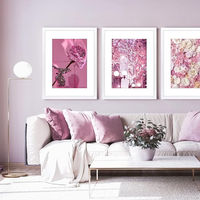 THREELOVE 20x27 Frame White, Display Picture 16x24 with mat or 20x27 Without mat, Photo Poster Picture Frame Wall Mounting Home Decor, 1-PCS