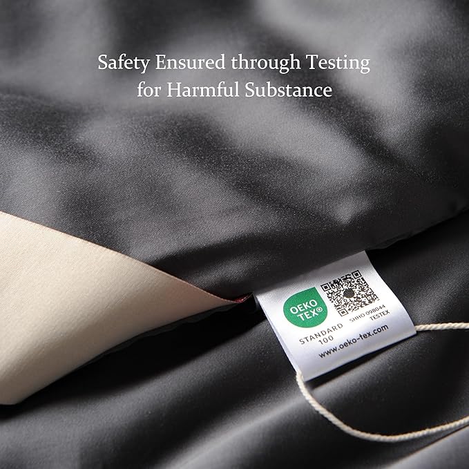 CUDDLE DREAMS Silk Filled Comforter for All Season, Detachable Tencel Duvet Cover for Easy Care, Naturally Breathable (Steel Gray, Twin)