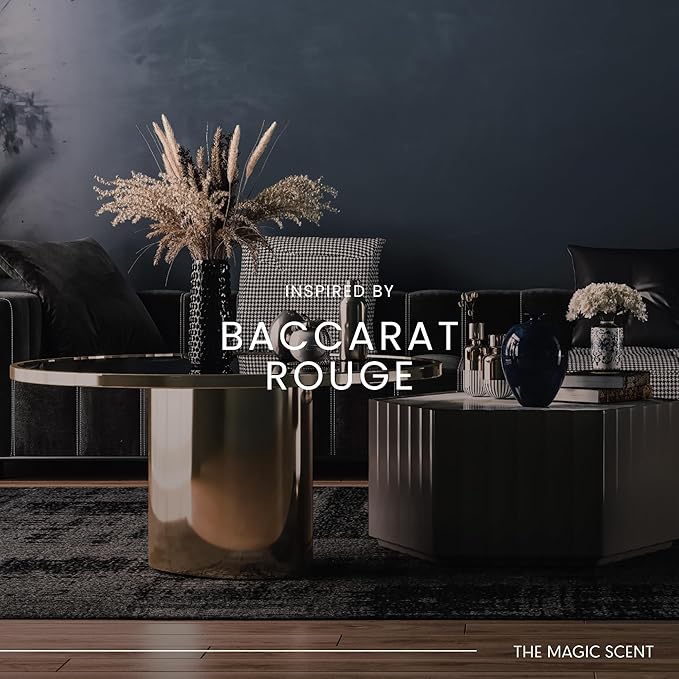 Baccara Diffuser Oil - Hotel & Home Luxury Scents Inspired by Baccarat Rouge - Diffuser Oil Scents for Home Designed for Use in All Diffusers - 4 fl oz, 120 mL