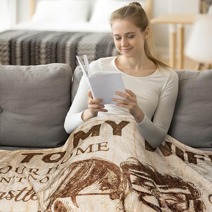 CENSIHER Gift Blanket for Wife - Wedding Anniversary, Birthday, Christmas, Valentine's, Mother's Day - Healing Thoughts Present