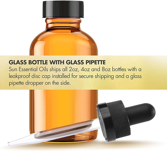 Sun Essential Oils - 16 oz Tea Tree Essential Oil for Skin, Hair, Scalp, Diffuser, Humidifier & Aromatherapy Massage - Scent for DIY Soap, Candle, Shampoo & Lotion Making at Home