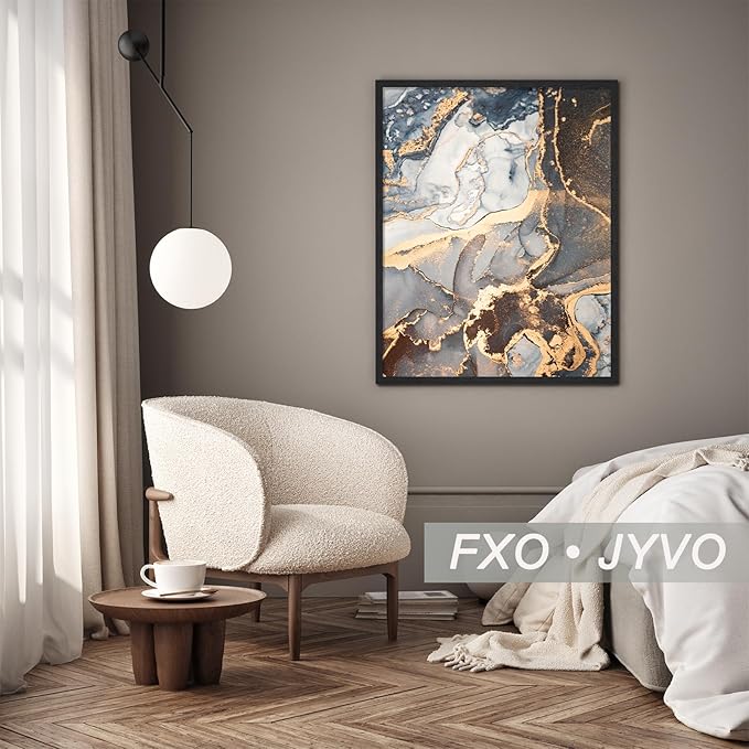 Engineered Wood 11x16 Picture Frame, Black Frame for 11 x 16 Inch Picture Poster Photo, Light Weight 11 by 16 Frame with Wood-grain for Wall - 1 Pack/Black/11 x16