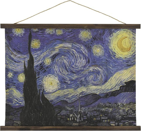 American Art Decor The Starry Night Over the Rhone Tapestry Wall Art by Vincent van Gogh