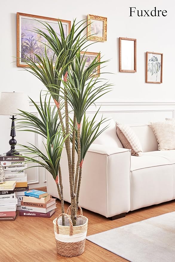 5Ft Artificial Yucca Tree Artificial Dracaena Tree Large Fauxe Agave Plant and Tall Artificial Plant for Living Room Home Office Decor Indoor and Outdoor
