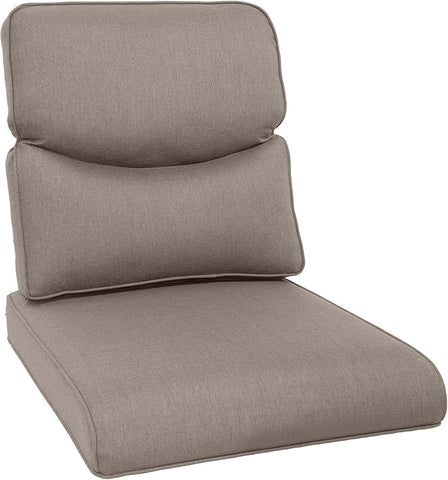 Outdoor Chair Cushions Set - 22 x 25 Inch Fade Resistant Patio Chair Cushions Outdoor Seat Cushions for Patio Furniture Chair Sofa Couch-Grey