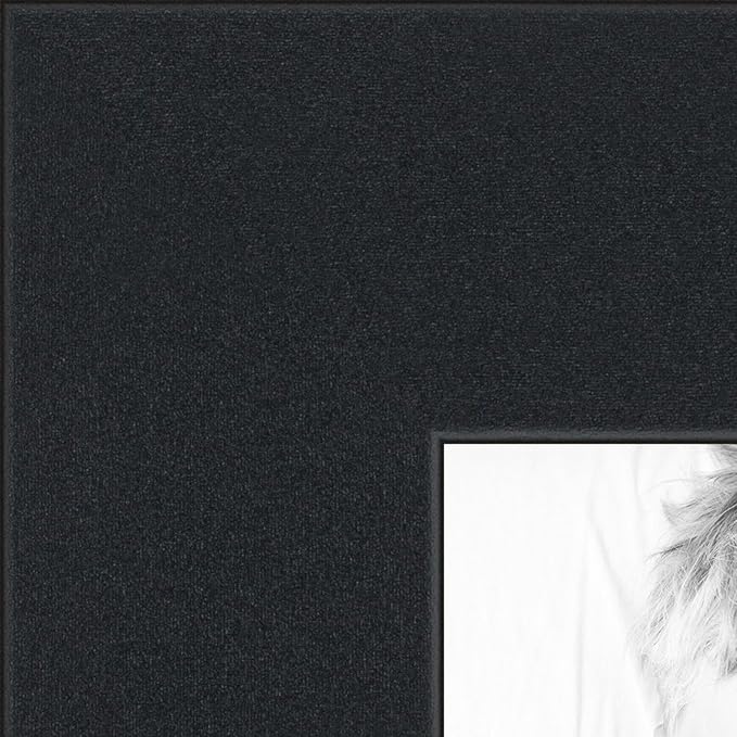 ArtToFrames Collage Photo Frame Double Mat with 2 - 8x10 Openings and Satin Black Frame